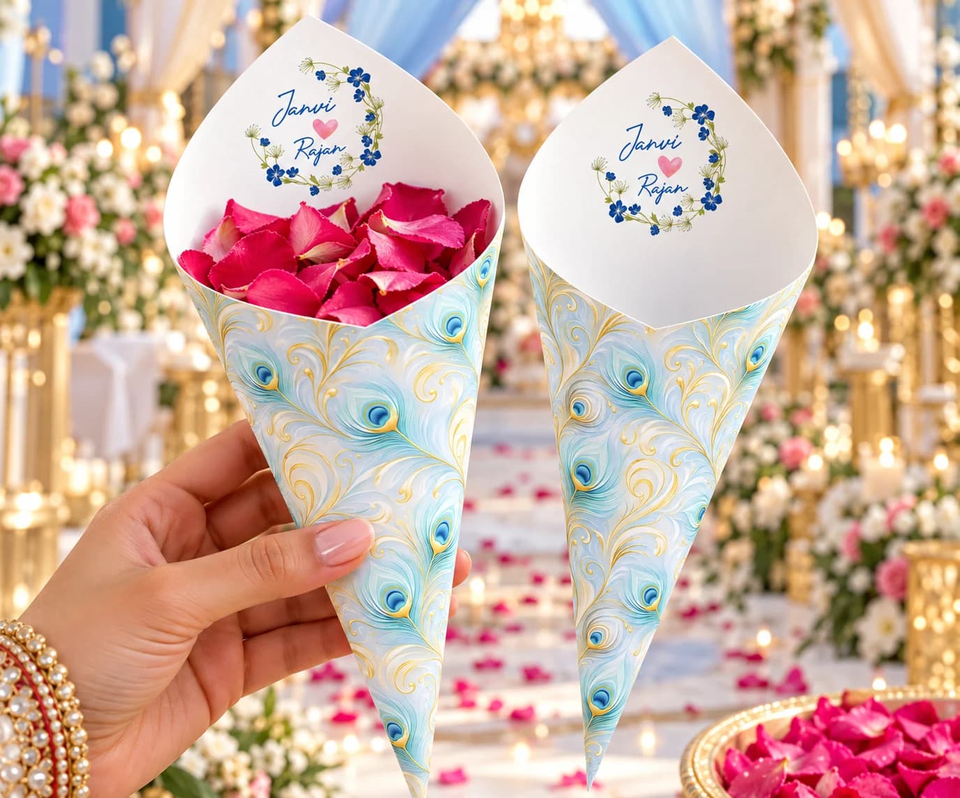 Royal Feather Petal Cone — view 1