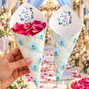 Royal Fethure Petal Cone - Wedding Petal Cones