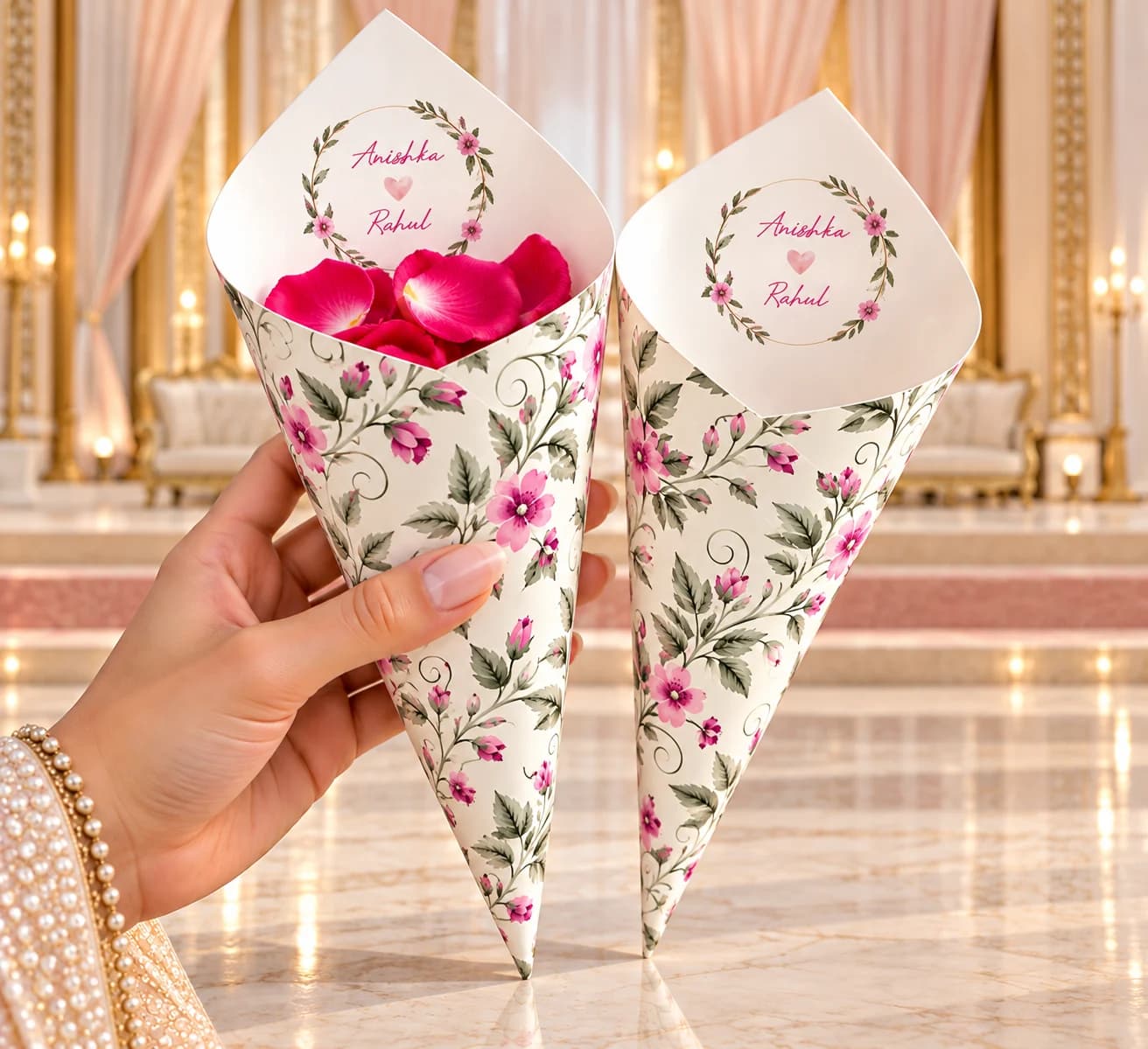 Royal Flower Petal Cone — view 1