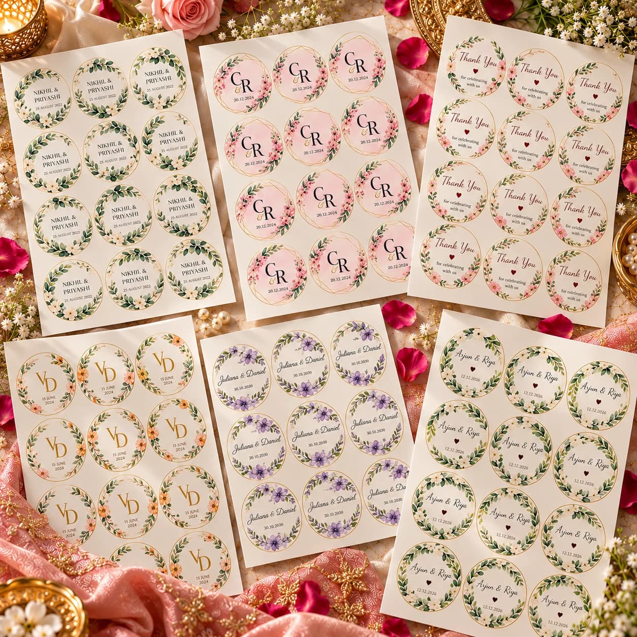 Wedding Stickers collection
